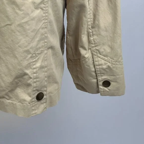 Ralph Lauren Beige Cotton Twill Cord Collar Chore Barn Utility Jacket - L - Picture 8 of 16